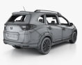 Honda BR-V 인테리어 가 있는 2019 3D 모델 