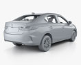 Honda City con interior 2023 Modelo 3D