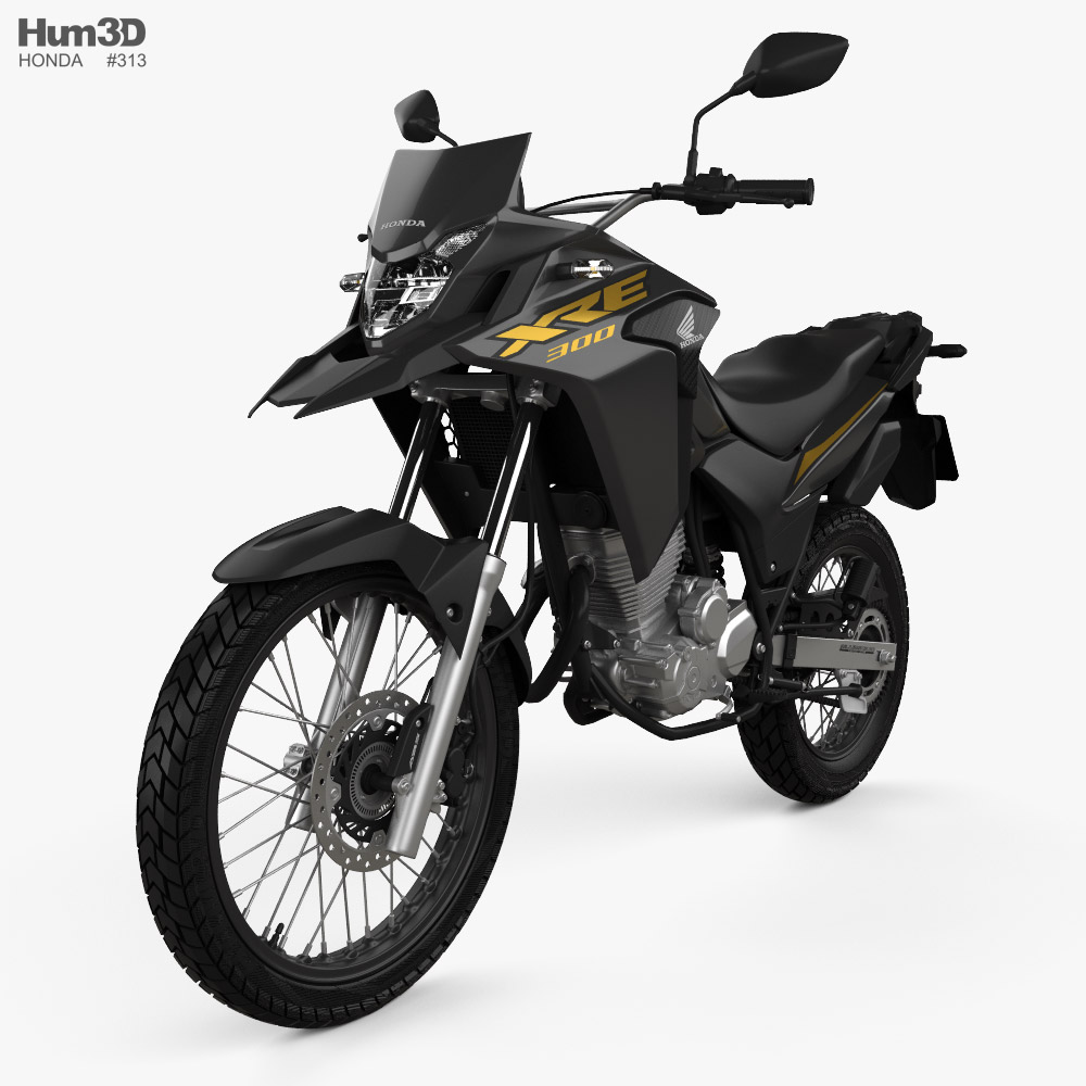 Honda XRE300 ABS 2022 3Dモデル