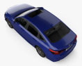 Honda Civic Touring US-spec 세단 2024 3D 모델  top view