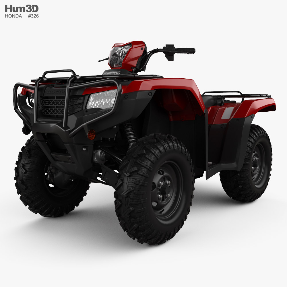 Honda TRX520FE 2022 3D模型