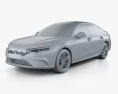 Honda Integra CN-spec 2024 3D-Modell clay render