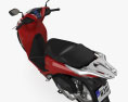 Honda SH150 2023 3D-Modell Draufsicht