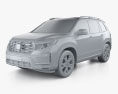 Honda Passport TrailSport 2024 3D模型 clay render
