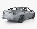 Honda Integra CN-spec з детальним інтер'єром 2024 3D модель