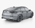 Honda Civic eHEV Fließheck 2024 3D-Modell