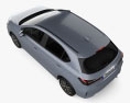 Honda City hatchback 2024 3d model top view