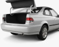 Honda Civic coupe 带内饰 1999 3D模型