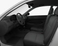 Honda Civic купе с детальным интерьером 1999 3D модель seats