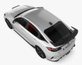 Honda Civic hatchback Type R 2024 3d model top view