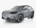 Honda E NS1 2024 3Dモデル wire render