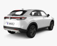 Honda HR-V e-HEV з детальним інтер'єром 2024 3D модель back view
