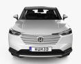 Honda HR-V e-HEV с детальным интерьером 2024 3D модель front view