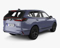 Honda Breeze Turbo 2024 3D模型 后视图