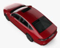 Honda Accord Hybrid Touring 2024 3D模型 顶视图