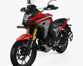 Honda CB200X 2023 3D 모델 