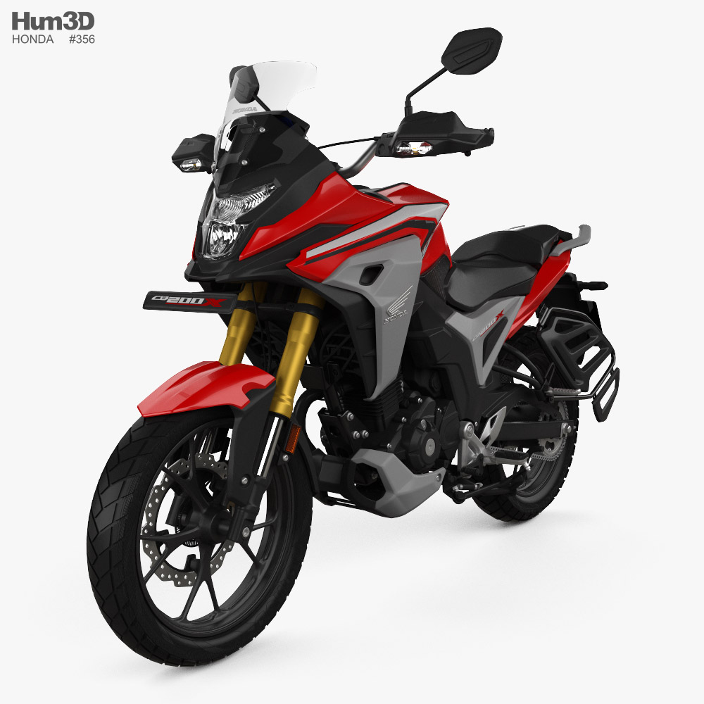Honda CB200X 2024 3D模型