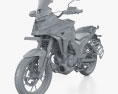 Honda CB200X 2023 3D модель clay render