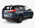 Honda CR-V 2023 3D模型 后视图