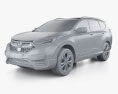 Honda CR-V 2023 3d model clay render