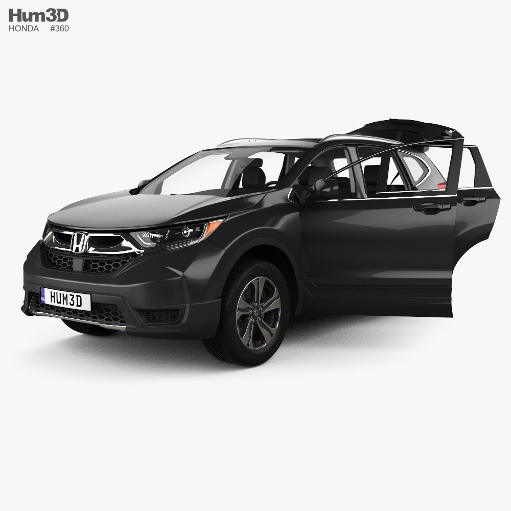 Honda CR-V LX with HQ interior 2017 3D model