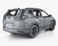 Honda CR-V LX con interni 2020 Modello 3D