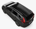 Honda CR-V LX con interni 2020 Modello 3D vista dall'alto