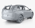 Honda CR-V LX con interni 2020 Modello 3D