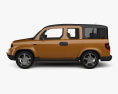 Honda Element EX with HQ interior 2015 3d model side view