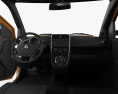 Honda Element EX con interior 2015 Modelo 3D dashboard