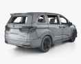 Honda Odyssey e-HEV Absolute EX 带内饰 2024 3D模型