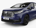Honda Odyssey e-HEV Absolute EX с детальным интерьером 2024 3D модель