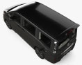 Honda StepWGN ModuloX 带内饰 2024 3D模型 顶视图