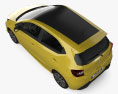 Honda Brio RS 2024 3D-Modell Draufsicht