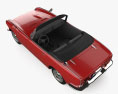 Honda S800 1971 3D-Modell Draufsicht