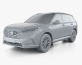 Honda CR-V ePHEV 2024 3D模型 clay render