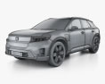 Honda Prologue 2024 3D модель wire render