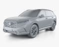 Honda CR-V Sport Touring 2022 3D模型 clay render
