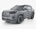 Honda Elevate 2024 3D模型 wire render