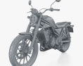 Honda CL250 2024 3D模型 clay render