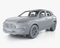 Honda HR-V Sport US-spec with HQ interior 2023 3D модель clay render