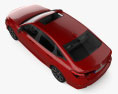 Honda Civic sedan Sport Touring Hybrid 2024 3d model top view