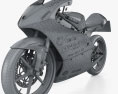 Honda NSF 250R 2024 3Dモデル wire render