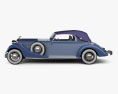 Horch 853 A Sport cabriolet 1935 3d model side view
