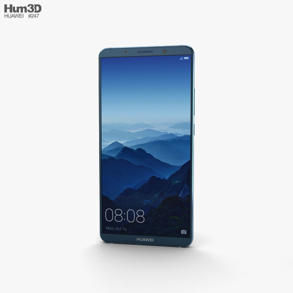 Huawei Mate 10 Pro Midnight Blue Modèle 3D