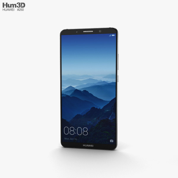 Huawei Mate 10 Pro Titanium Gray 3D 모델 