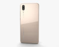 Huawei P20 Champagne Gold 3Dモデル