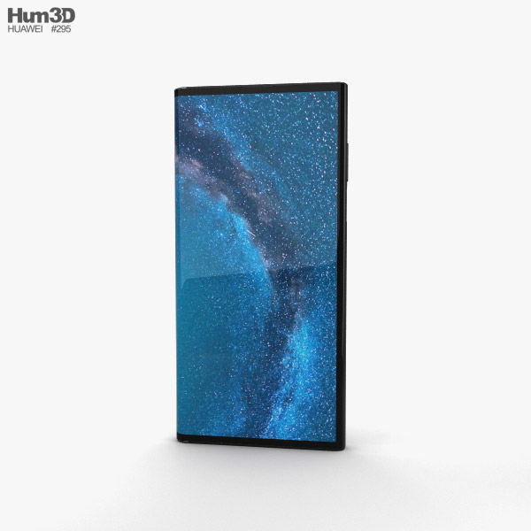 Huawei Mate X Interstellar Blue 3D 모델 