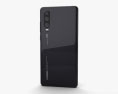 Huawei P30 黑色的 3D模型