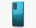 Huawei P40 Deep Sea Blue 3D 모델 